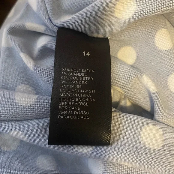 Flowy polka dot summer dress - Picture 5 of 6